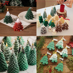 Christmas Tree Silicone Molds For DIY Christmas Fragrant Candles