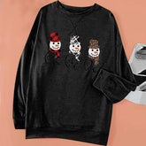 Christmas Digital Print Loose Women's T-shirt