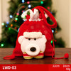 Christmas Character Brushed Gift Bag