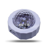 Car Disco Ball Rechargeable Battery Mini Disco Ball for Car Music Sound Activated Multicolor Car Disco Lights Inside Your Car