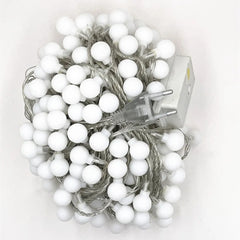 5M 10M 20M 30M 50M Cherry Balls LED Fairy String Lights 220V 110V Operated Wedding Christmas Outdoor Room Garland Decoration