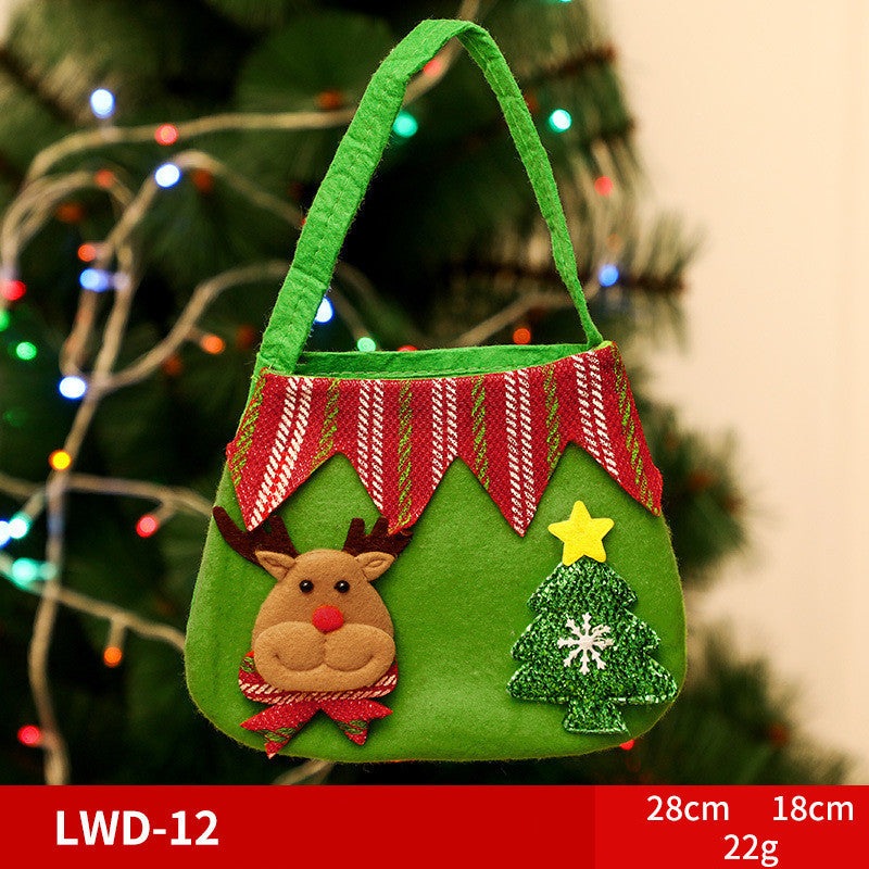 Christmas Character Brushed Gift Bag