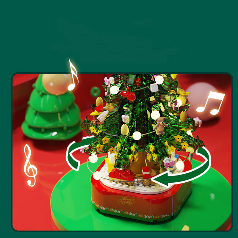 Light-Up Christmas Tree Building Blocks
