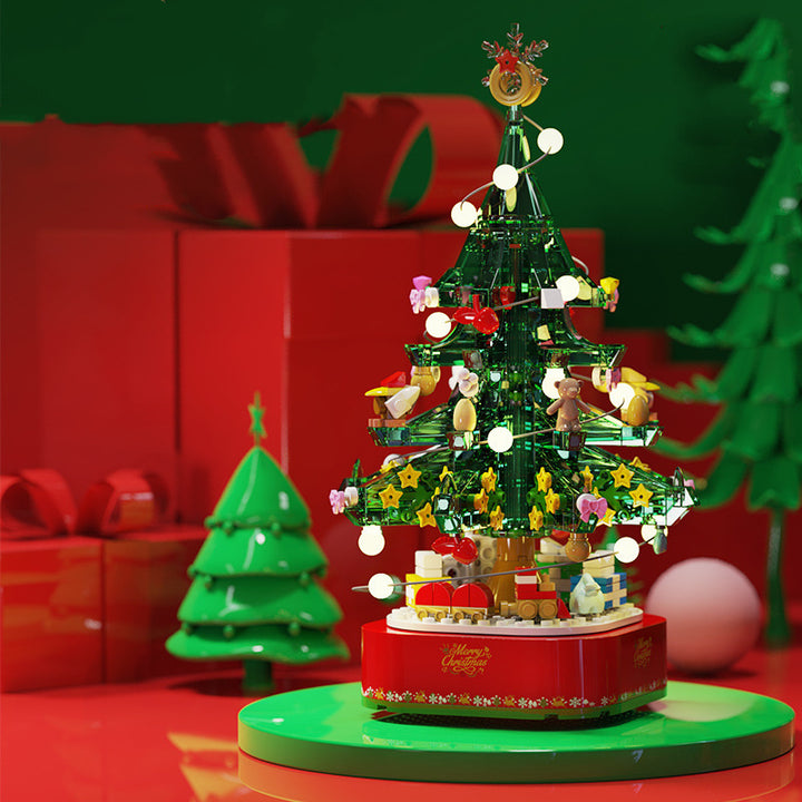 Light-Up Christmas Tree Building Blocks