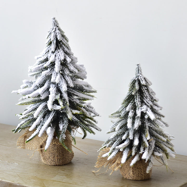 Mini PE & Linen Christmas Tree