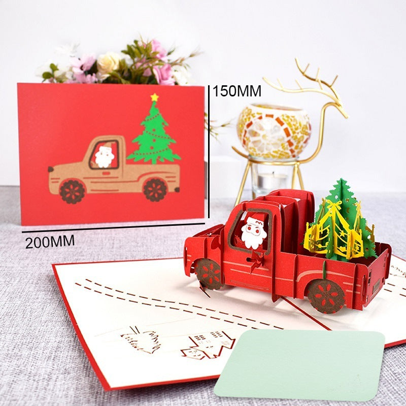 3D Merry Christmas Cards