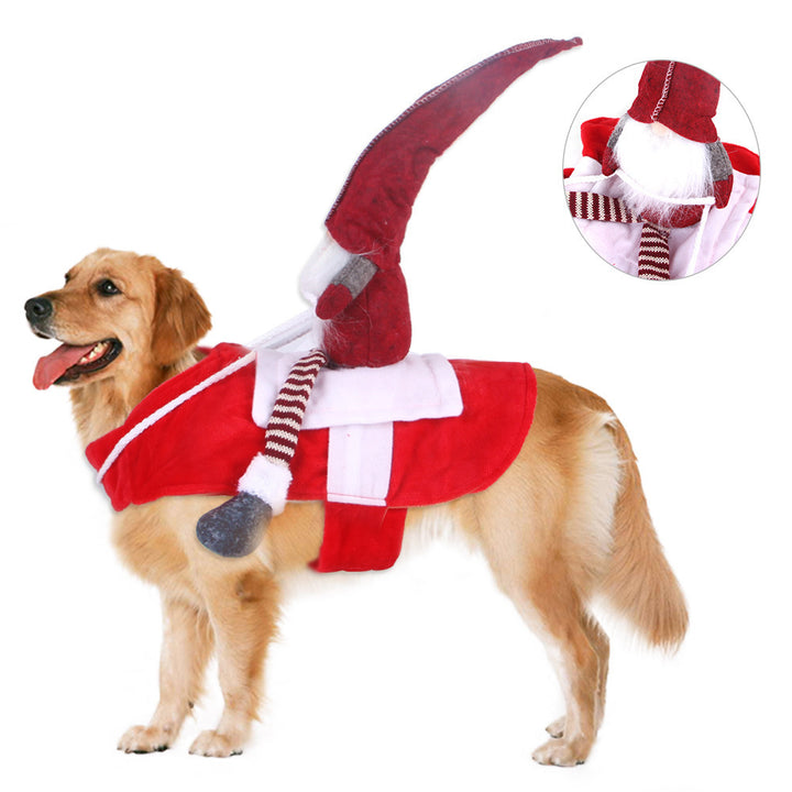 Santa Riding Dog Costume