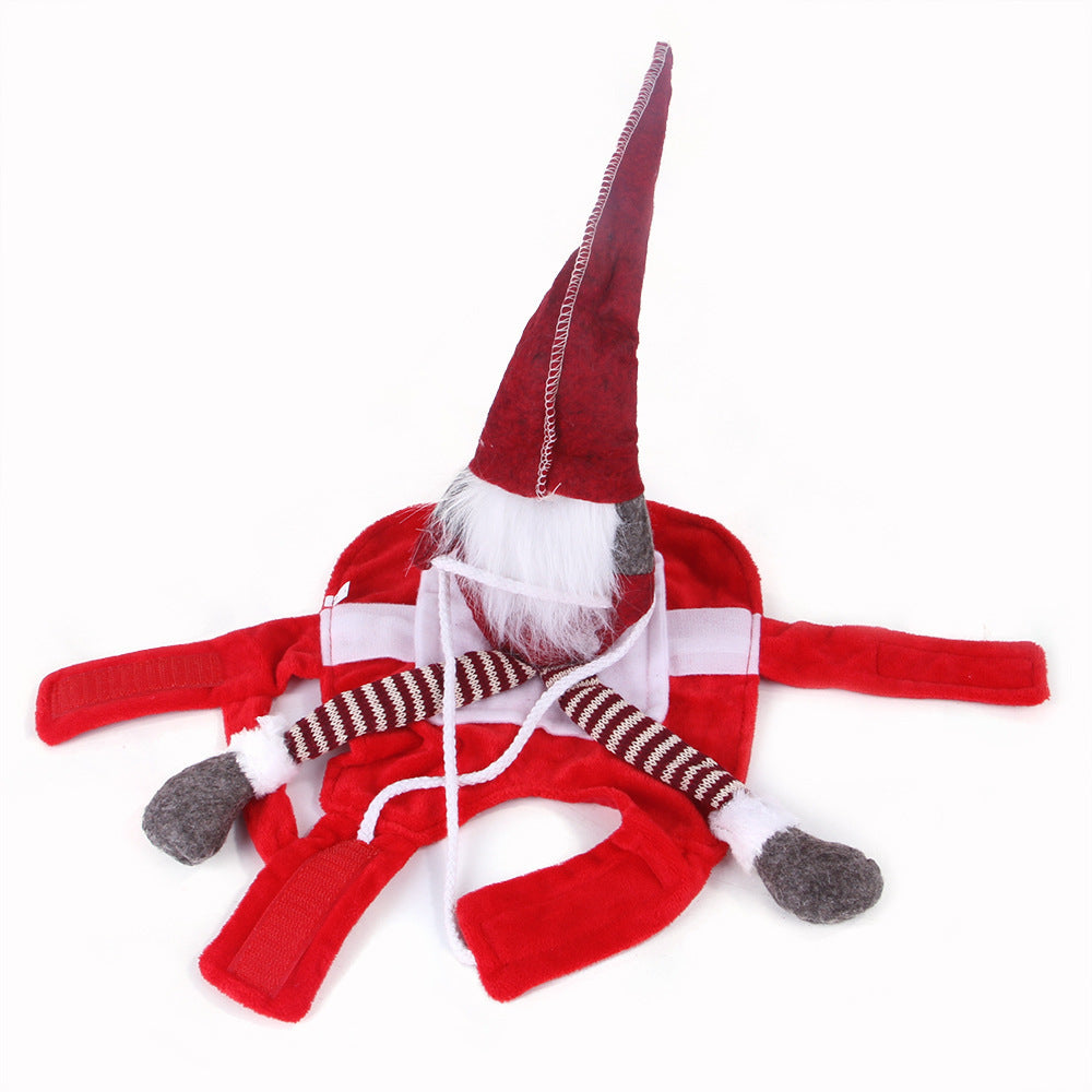 Santa Riding Dog Costume