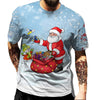 Men's 3D Christmas Print T-Shirt