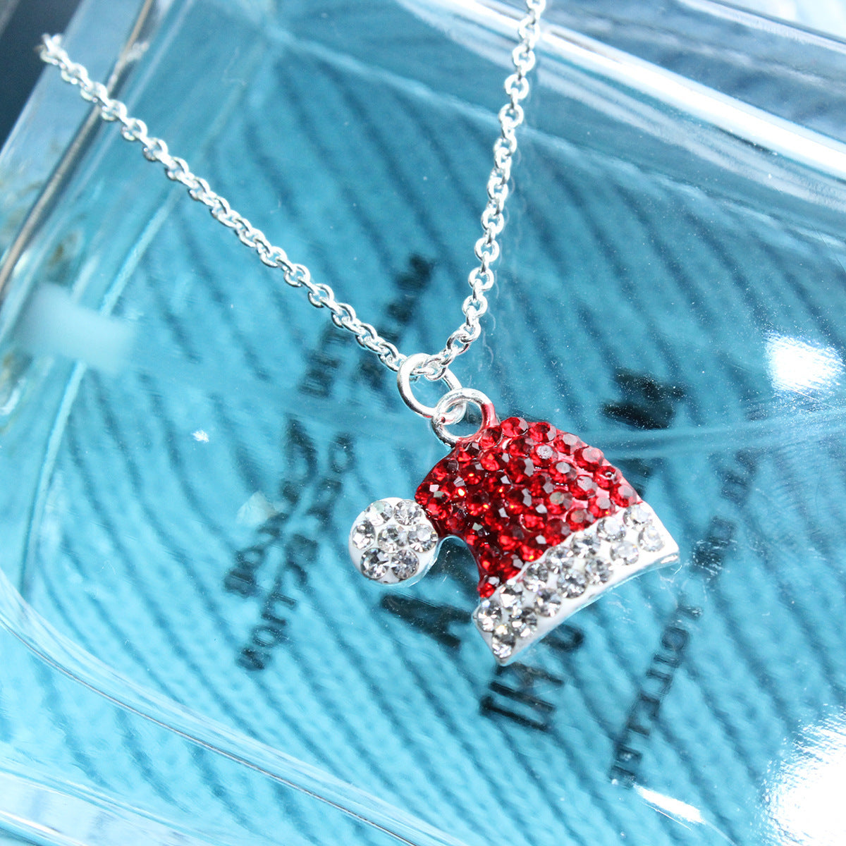 Christmas Gold-Plated Gemstone Ornament