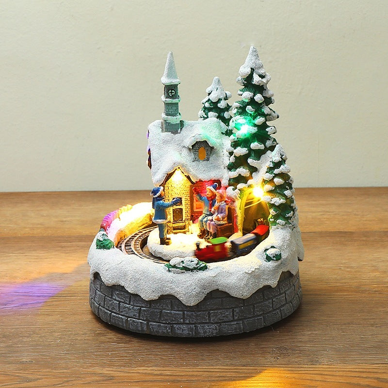 Musical Light-Up Christmas Snowscape House