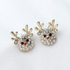 Christmas Gold-Plated Gemstone Ornament