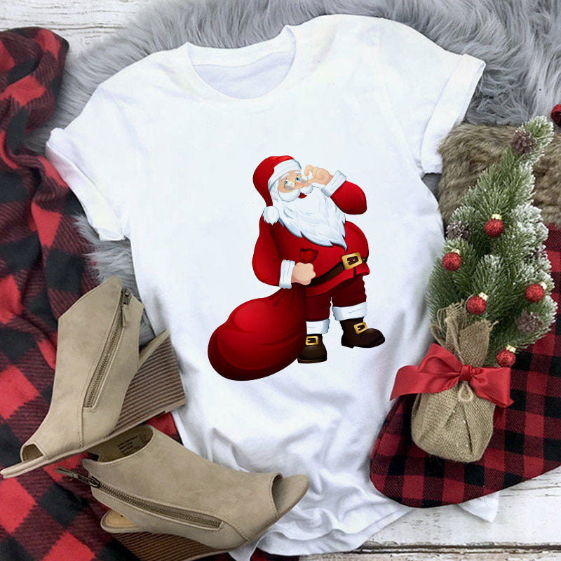 Christmas Lady Short-Sleeved T-Shirt