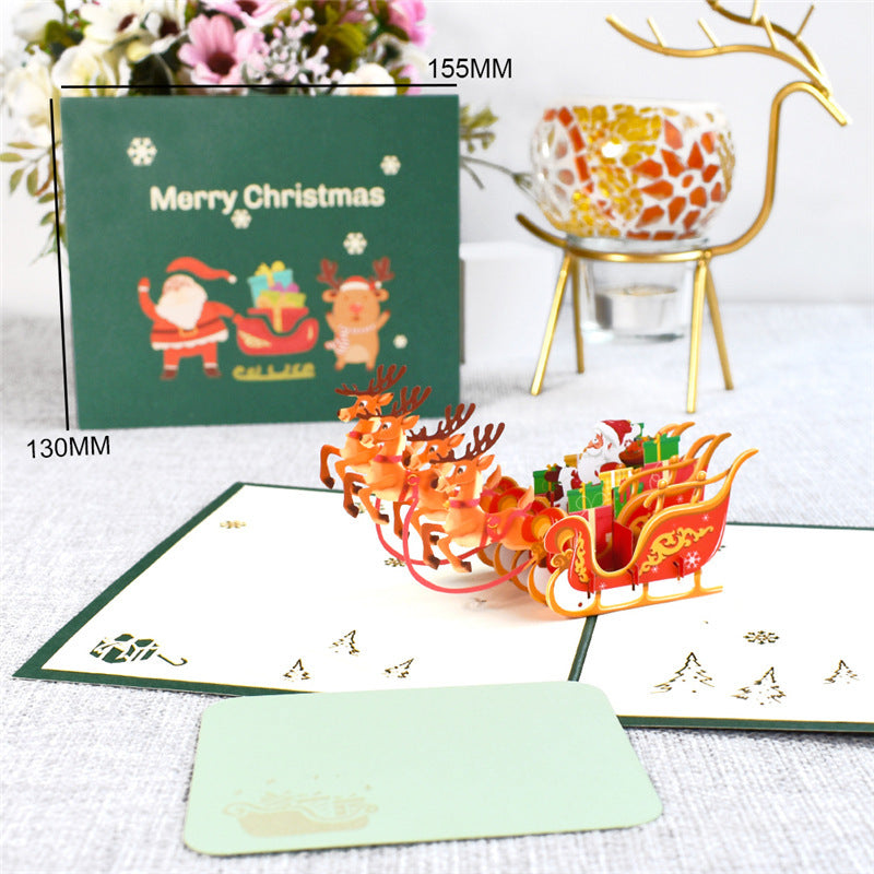 3D Merry Christmas Cards