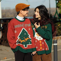 Fashion All-matching Christmas Sweater Top