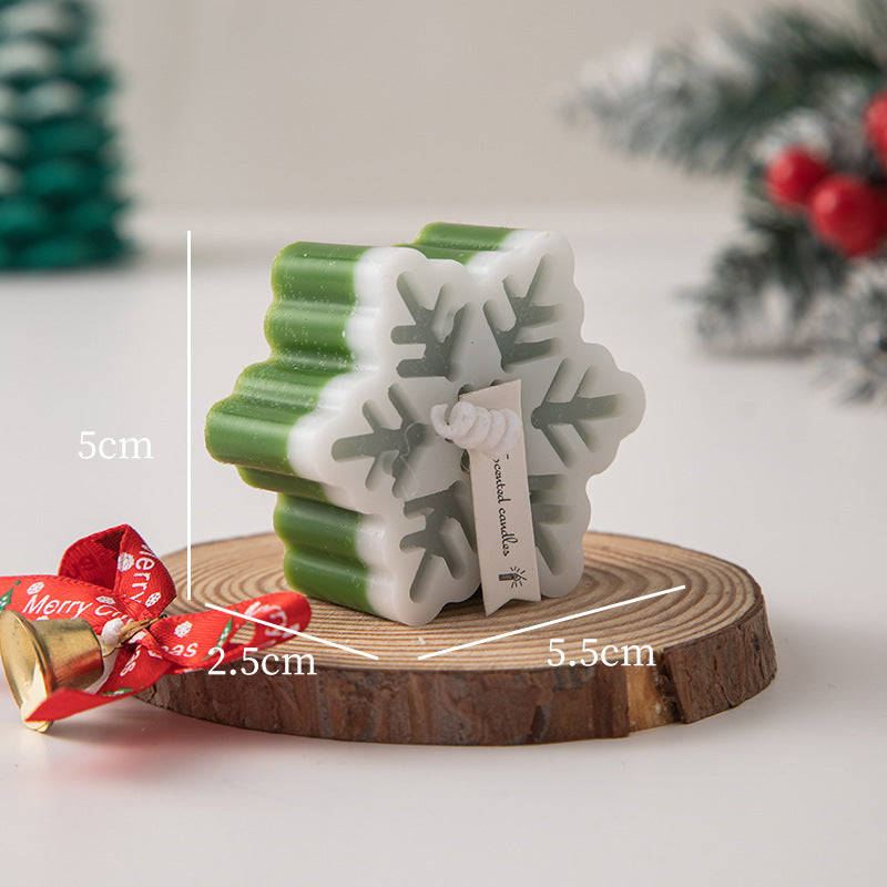 Christmas Snowflake Aromatherapy Candle