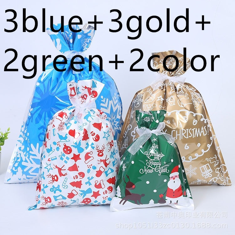 Christmas Foil Gift Bags Set of 30