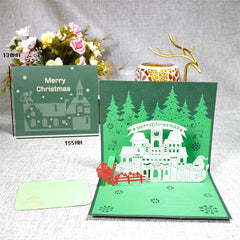 3D Merry Christmas Cards