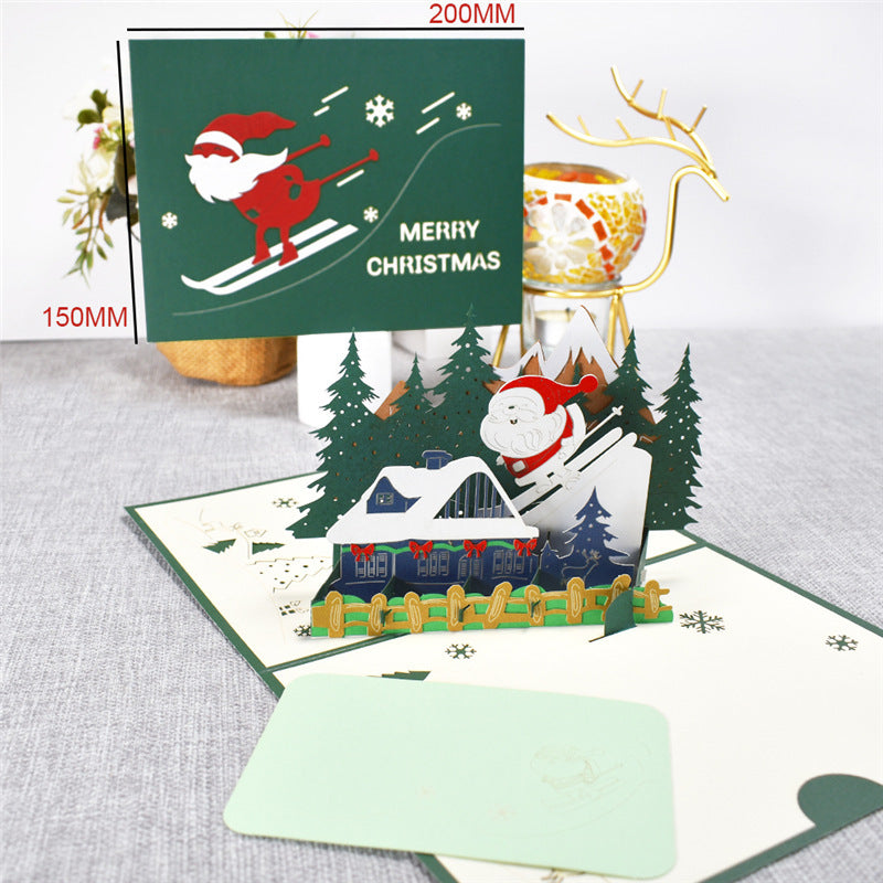 3D Merry Christmas Cards