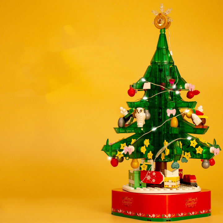 Light-Up Christmas Tree Building Blocks