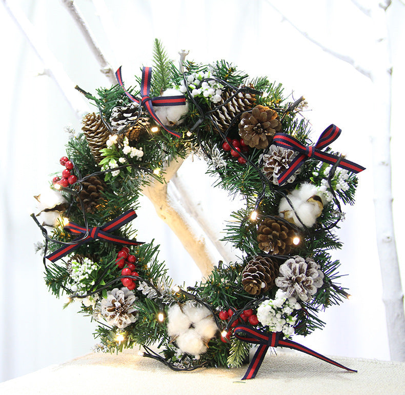 PVC Christmas Wreath — 30cm & 40cm