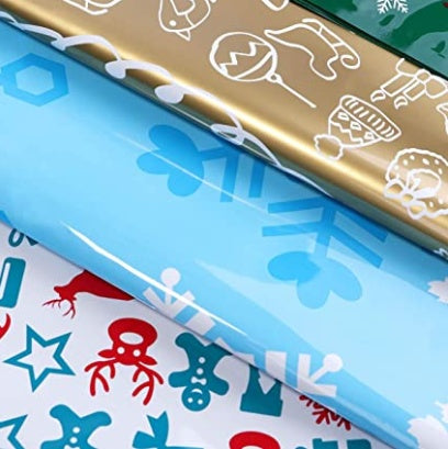Christmas Foil Gift Bags Set of 30