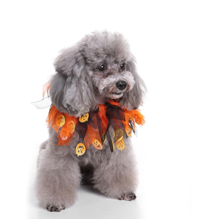 Christmas & Halloween Pet Hat and Collar Set