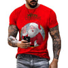 Men's 3D Christmas Print T-Shirt