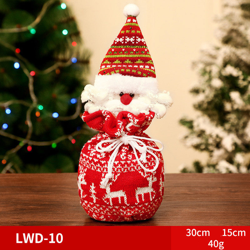 Christmas Character Brushed Gift Bag