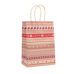 Merry Christmas Gift Bags Santa Sacks Kraft Paper