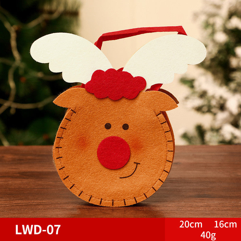 Christmas Character Brushed Gift Bag