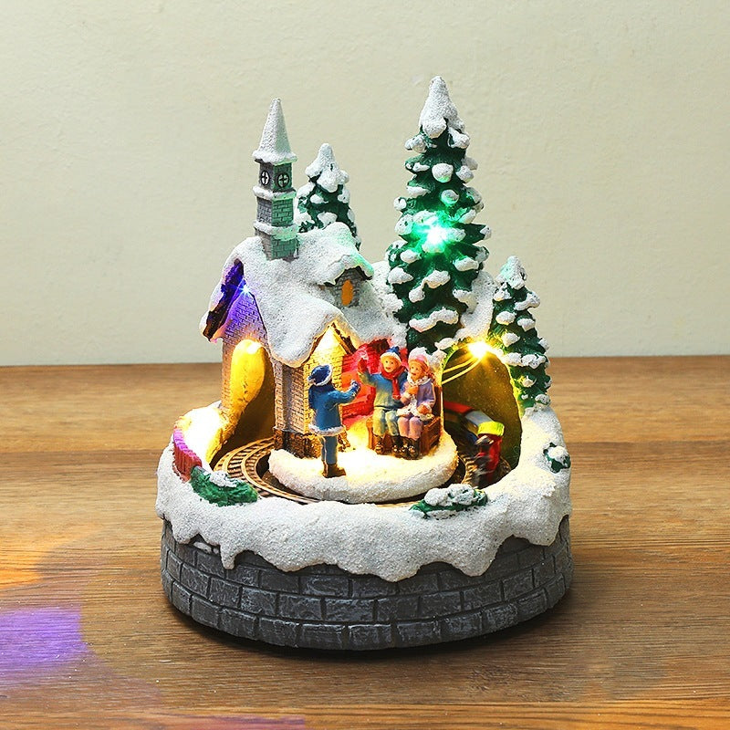 Musical Light-Up Christmas Snowscape House