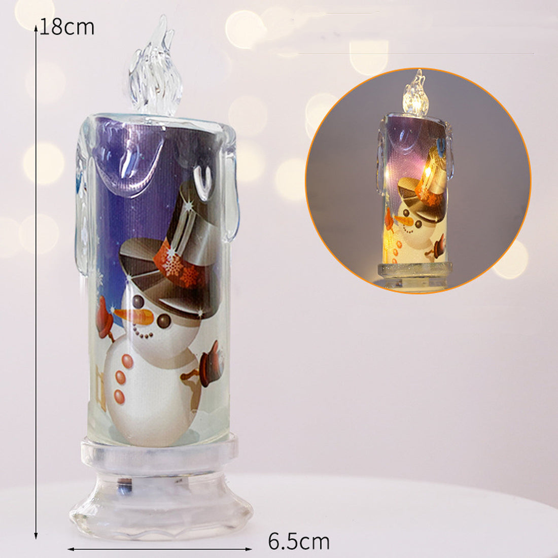 Christmas Character LED Electronic Candle