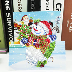 Christmas DIY Diamond Painting Greeting Cards 5D