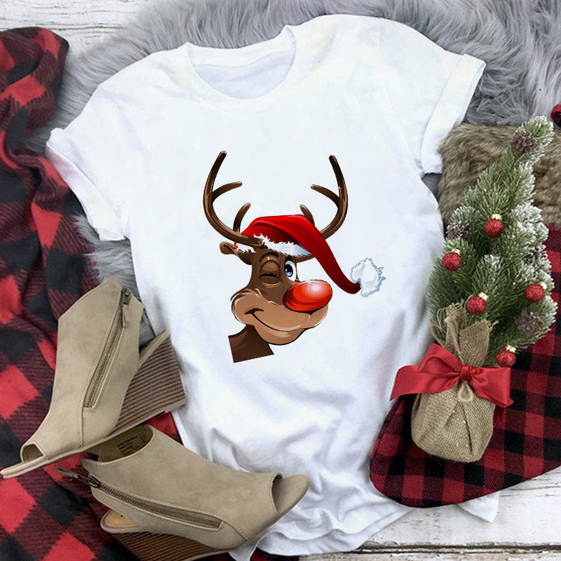 Christmas Lady Short-Sleeved T-Shirt