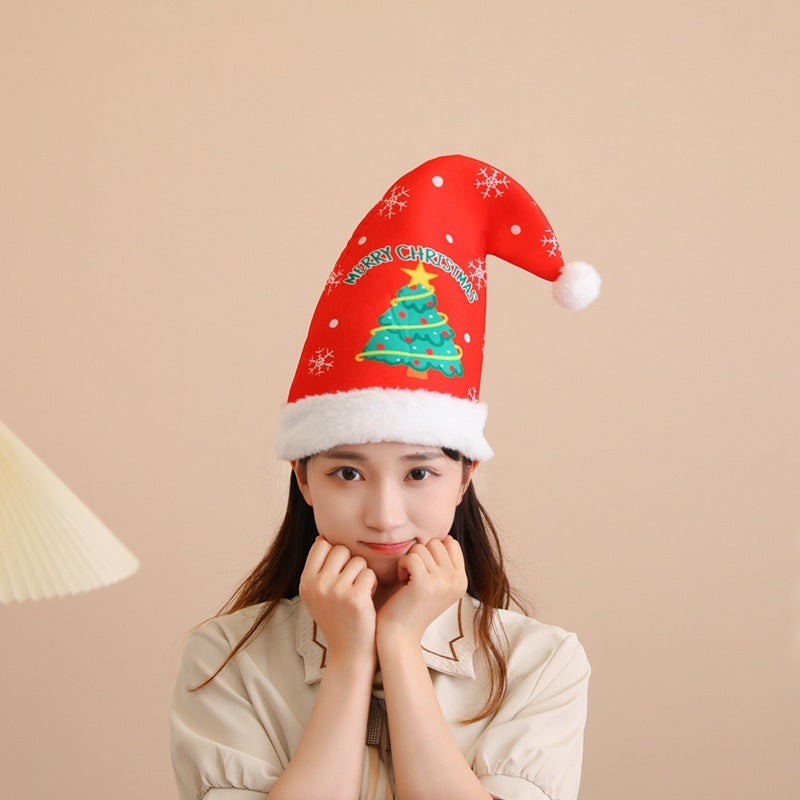 Plush Christmas Cone Hat