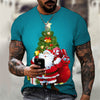 Men's 3D Christmas Print T-Shirt