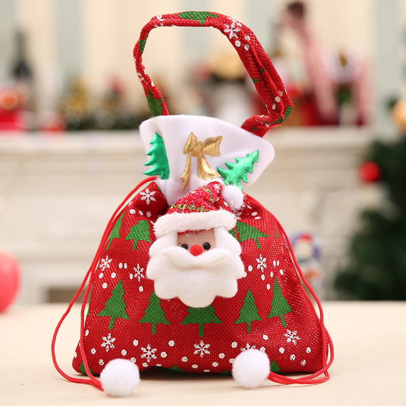 Christmas Drawstring Gift Bags