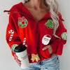 Women's Christmas Long-Sleeve Sweater Dress
