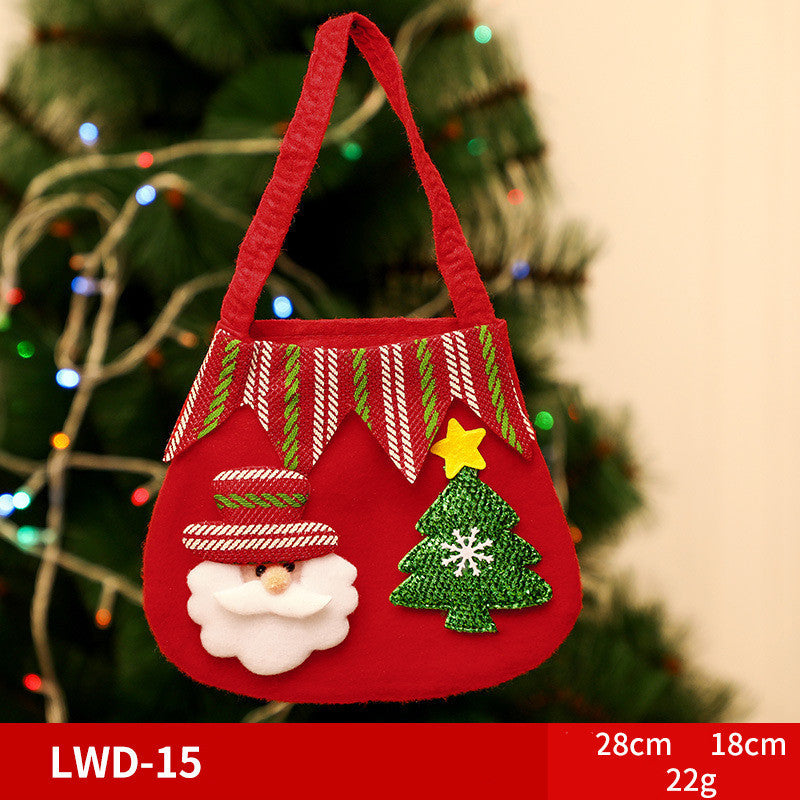 Christmas Character Brushed Gift Bag
