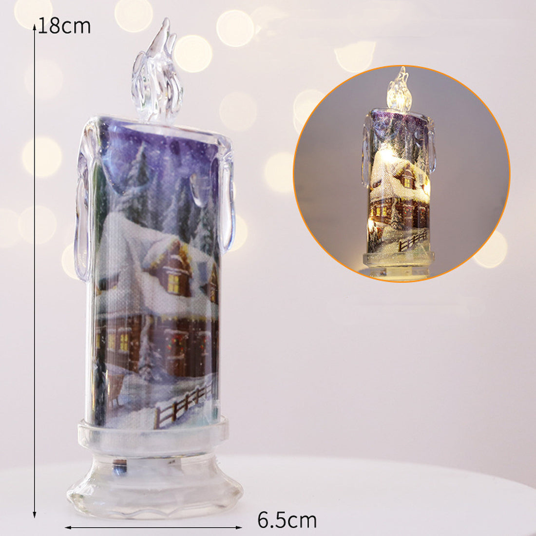 Christmas Character LED Electronic Candle