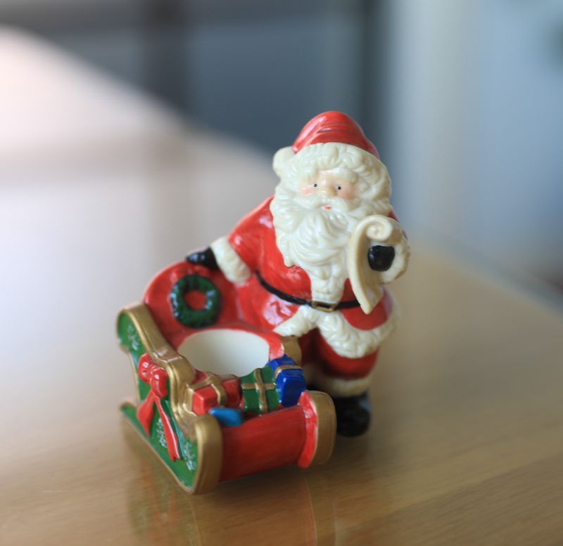Ceramic Christmas Character Candle Holder