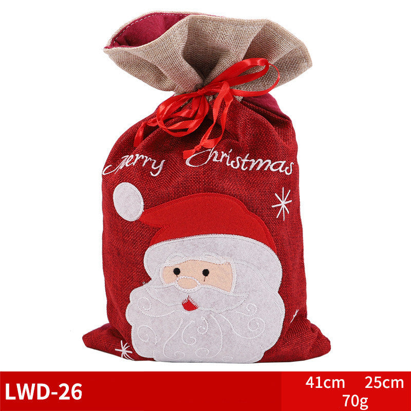 Christmas Character Brushed Gift Bag