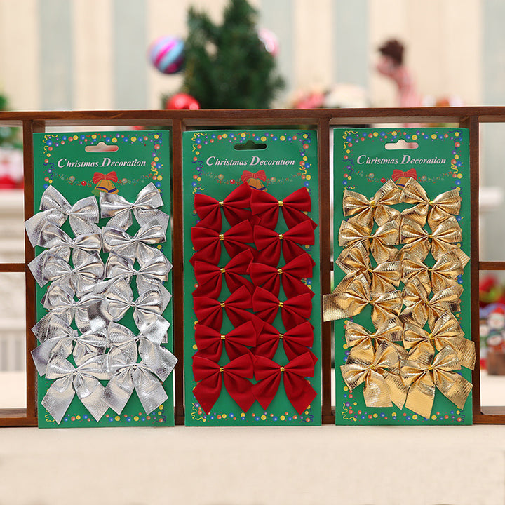 Christmas Tree Bow Ribbon Ornament