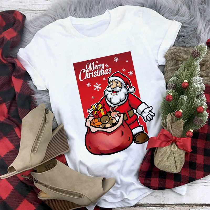 Christmas Lady Short-Sleeved T-Shirt