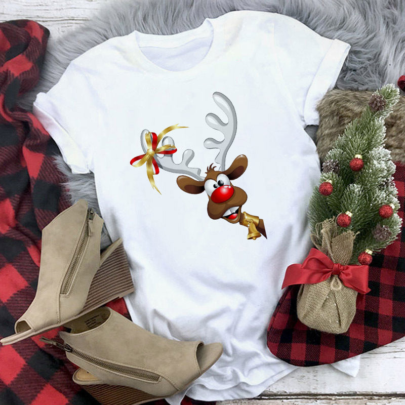 Christmas Lady Short-Sleeved T-Shirt