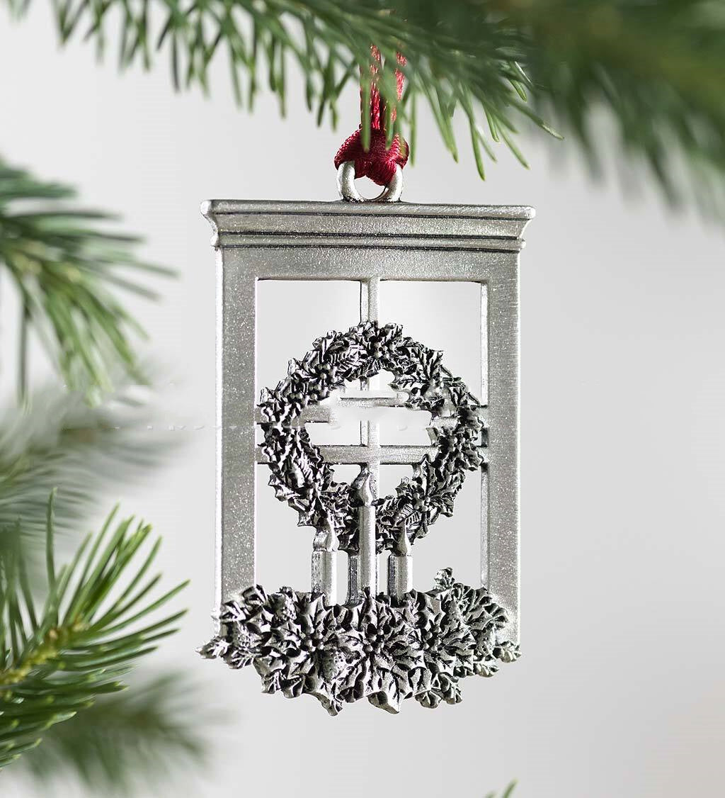 Tin Christmas Tree Pendant Ornament