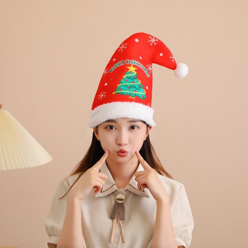Plush Christmas Cone Hat