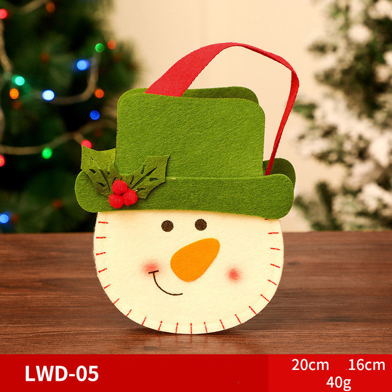 Christmas Character Brushed Gift Bag