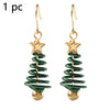 Christmas Tree Star Earrings